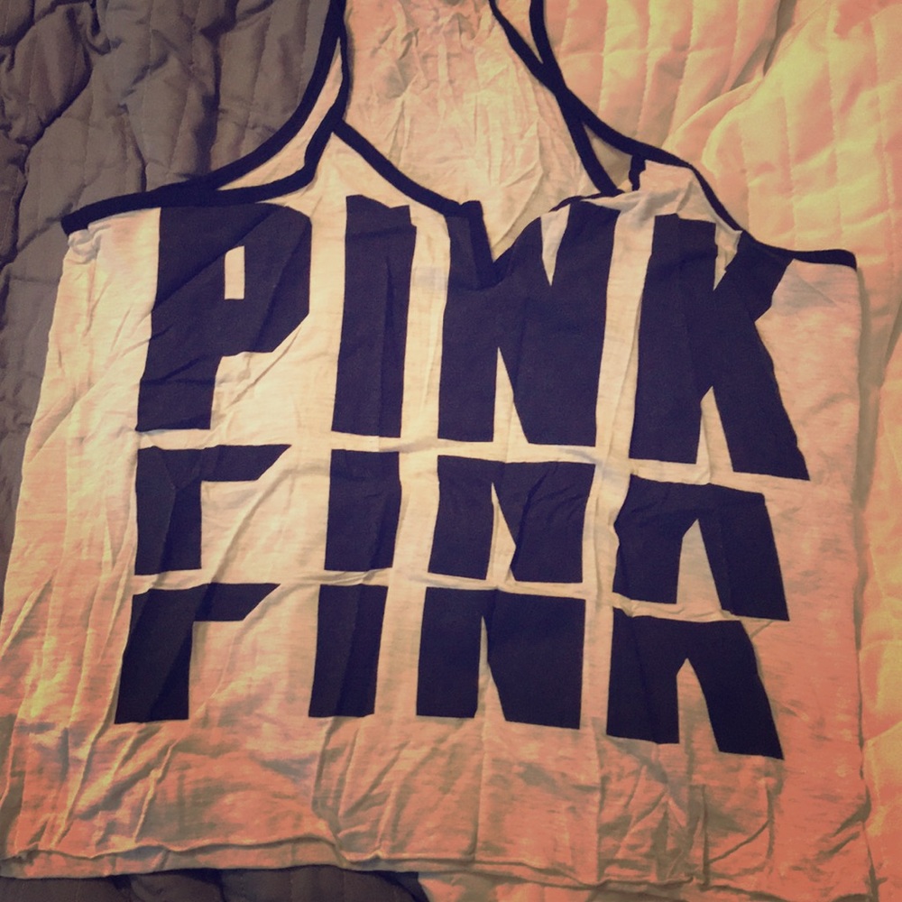 PINk sleep tank. Size Large